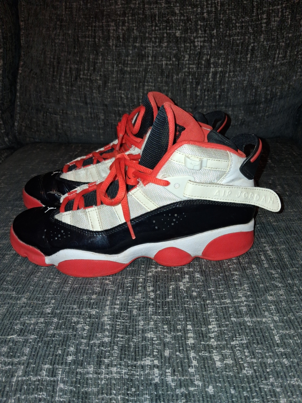 Nike Kids' Sneakers - Black, White & Red